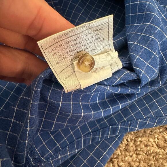 Antigua Blue/White Univ. of Florida Gators Logo, Long Sleeve Button Down- S - Picture 5 of 9